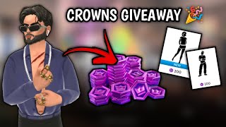 Get free crowns on Avakinlife 2024  Crowns giveaway on Avakinlife 2024 [upl. by Tita34]