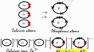 This is how the ionic bond forms in Calcium Phosphide Ca3P2 [upl. by Tyne396]