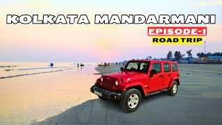 Ep1 Kolkata to Mandarmani by Car  Mandarmani Road Trip [upl. by Yluj]