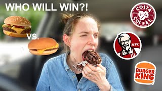 Ultimate Drive Thru vs Delivery Taste Test [upl. by Sices]