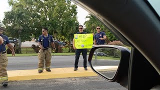 FIRE STATION DONATIONS BASEBALL TEAM GUAM [upl. by Oterol458]