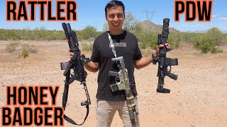 Honey Badger vs Rattler vs PDW [upl. by Gerge]