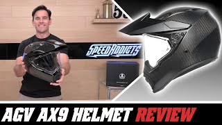 AGV AX9 Helmet Review at SpeedAddictscom [upl. by Charbonnier925]