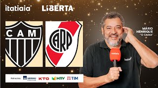 ATLÉTICO X RIVER PLATE AO VIVO NA ITATIAIA  REACT DA COPA LIBERTADORES 2024  22102024 [upl. by Belva]