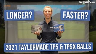 TaylorMade TP5 amp TP5x Golf Ball Review  Golfalot Equipment Review [upl. by Manton690]