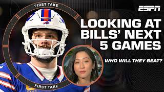 The teams I think the Bills will BEAT over their next 5️⃣ games 😤  First Take [upl. by Litman]