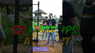 Kya Abhilash 52 Pushups Kar Payega 💪 Har Pushup  ₹20 💰 [upl. by Marcellus]