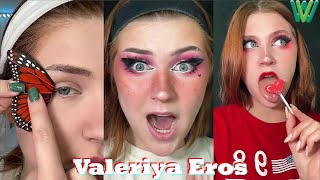 Best Of Valeriya Eros MakeUp TikToks  Valeriya Eros TikTok MakeUp Removal [upl. by Assirual]