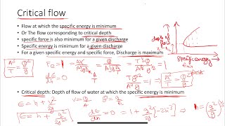 Open channel flow  Most critical sections of channels  specific energy curve flow through hump [upl. by Neslund]