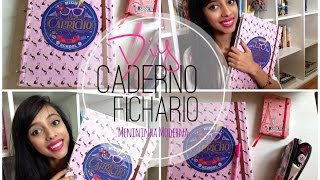 Caderno Fichario DIY  Faça você mesma [upl. by Server]