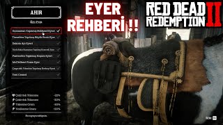 Eyer Rehberi   Tüm Eyerler   Red Dead Redemption 2 🐎 [upl. by Anerda]