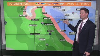 California Winter Storm Snow Update Jan 5 2024 [upl. by Gruber]