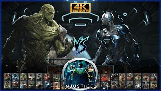 Injustice 2 Swamp Thing VS Blue Beetle Un Mal Se Acerca [upl. by Croix]