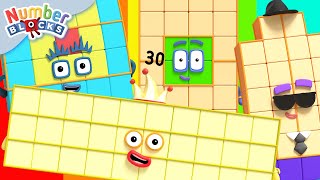 Arrays and Multiplication  Learn to Count  Numberblocks [upl. by Eleira]