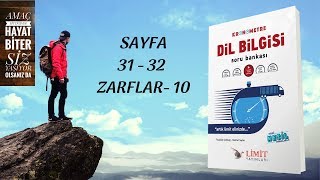 LİMİT YAYINLARI  LİMİT KRONOMETRE DİL BİLGİSİ SB  ZARFLAR 10 [upl. by Violet]