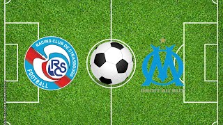 Strasbourg vs Marseille Résumé et Buts  Ligue 1 202324  Football Simulation PES 21 [upl. by Iain]