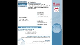 WEBINAR “Utilización del DTCC en el diagnóstico de Muerte Encefálica” [upl. by Oys]