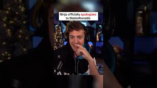 Ninja officially apologizes to StableRonaldo for saying he was a quotfailed streamerquot [upl. by Skye]