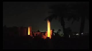 Sound and Light Show at Karnak Temple in Luxor Egypt 4k 2 [upl. by Dorita846]