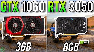 GTX 1060 3GB vs RTX 3050  Insane Difference [upl. by Ahsiemaj235]