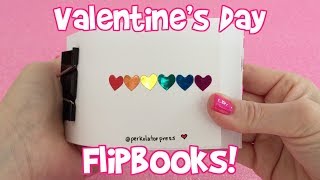 Valentines Day FLIPBOOK compilation 5 years of valentine flipbooks [upl. by Earla]