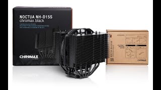 NOCTUA NHD15S CHROMAXBLACK 🎯 CPU Cooler Unboxing and Overview [upl. by Yenffit]