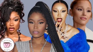 Nicki Minaj Unbothered By Megan’s Diss❗️Megan Called Out For Shading Cardi B ⁉️Ariana Grande More☕️ [upl. by Anelej]