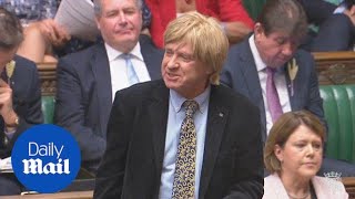 May teases MP Michael Fabricant about Celebrity First Date  Daily Mail [upl. by Otrebla]