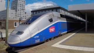 German High Speed Trains at Mannheim Main Station 14082014 [upl. by Nnairet]