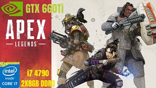 Apex Legends performance benchmark low 1080p on i7 4790 and GTX 660 Ti 2024 [upl. by Akamahs]