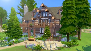 Lets Finish Building a Lakeside Cabin in The Sims 4 Part 7 [upl. by Asenev]