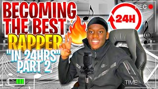 I Attempted To Become The Best Freestyle Rapper In 24hrs Part 2 [upl. by Bergstein205]