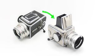 【DIY】Hasselblad 500C Leatherette Removal and Installation Leatherette Replacement [upl. by Brade]