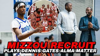 Unleashing Mizzou Recruit Aaron Rowe Showdown At Vashon Shootout Against Dennis Gates Alma [upl. by Eenal742]