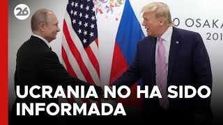 ¿Conversaron TRUMP y PUTIN sobre UCRANIA  26Global [upl. by Onirefes]