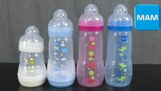 AntiColic amp Easy Active Baby Bottles from MAM [upl. by Rory]