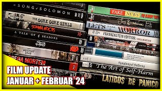 Film Update Januar  Februar 2024  Neuzugänge  Hartboxen  Mediabooks  movie scary creepy [upl. by Chane]