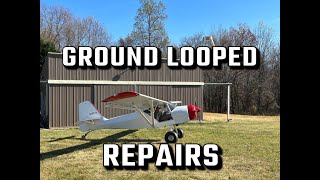 Repairing my Ground Looped Kitfox [upl. by Anelah]