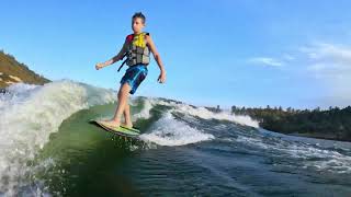 Surfndoodie496 Wakesurfing [upl. by Lockhart211]