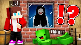 JJ and Mikey Escapes from SAMARA From THE RING in Minecraft Challenge  Maizen [upl. by Rosella]