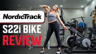 NordicTrack S22i Exercise Bike Review Peloton Take Notice [upl. by Mossolb937]