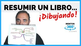 Cómo RESUMIR UN LIBRO ¡Dibujando  MENTOR360 [upl. by Apthorp]