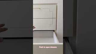 Custom design furniture push to open drawers diy berg kitchencabinets carpenter [upl. by Yann382]