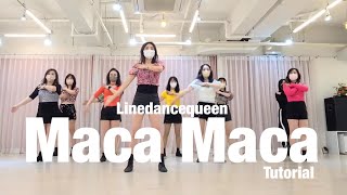 Maca Maca Line Dance Tutorial 🎬 l Shane McKeever amp Adam Astmar l 마카 마카 라인댄스 설명영상ㅣ라인댄스퀸 [upl. by Aremmat439]