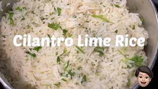 Cilantro Lime RiceBasmati Rice [upl. by Evetta671]