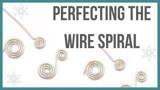 Perfecting the Wire Spiral  Beaducationcom [upl. by Rossing104]