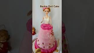 Barbie Doll Cake cakebarbiedollcakehomemadecaketrendingtrendingshorts customizedcakethumboor [upl. by Oinafipe580]