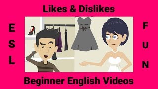 Likes amp Dislikes  Colors amp Fashion  ESL Beginner Conversation [upl. by Dachia]