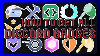 How To Get All Discord Badges New Updated 2024  Discord Overview Tutorials PART 1 [upl. by Batory]