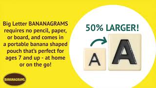 Bananagrams BIG Letter [upl. by Tyrrell290]